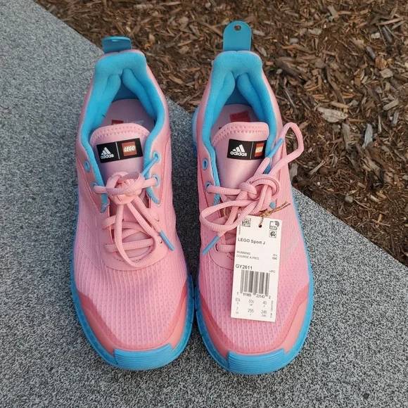 Adidas X LEGO Sport J Collaboration Running Shoes Size 8 - Picture 16 of 16